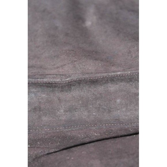 Gucci Vintage Dark Brown Leather Satchel with Gold Square G Tote Closure - Picture 9 of 12